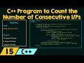 C Program to Count Number of Consecutive Inputs