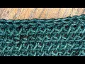 Binding off Tunisian Crochet Tutorial Left-Handed
