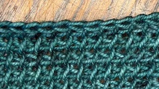 Binding off Tunisian Crochet Tutorial Left-Handed