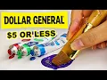 Big Win Trying Dollar General s Ridiculously CHEAP Art Supplies