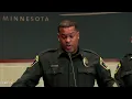 Bloomington Police hold press conference regarding an officer involved shooting that injured 1