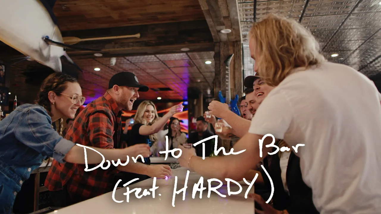 Cole Swindell - Down To The Bar (feat. HARDY) [Official Music Video]