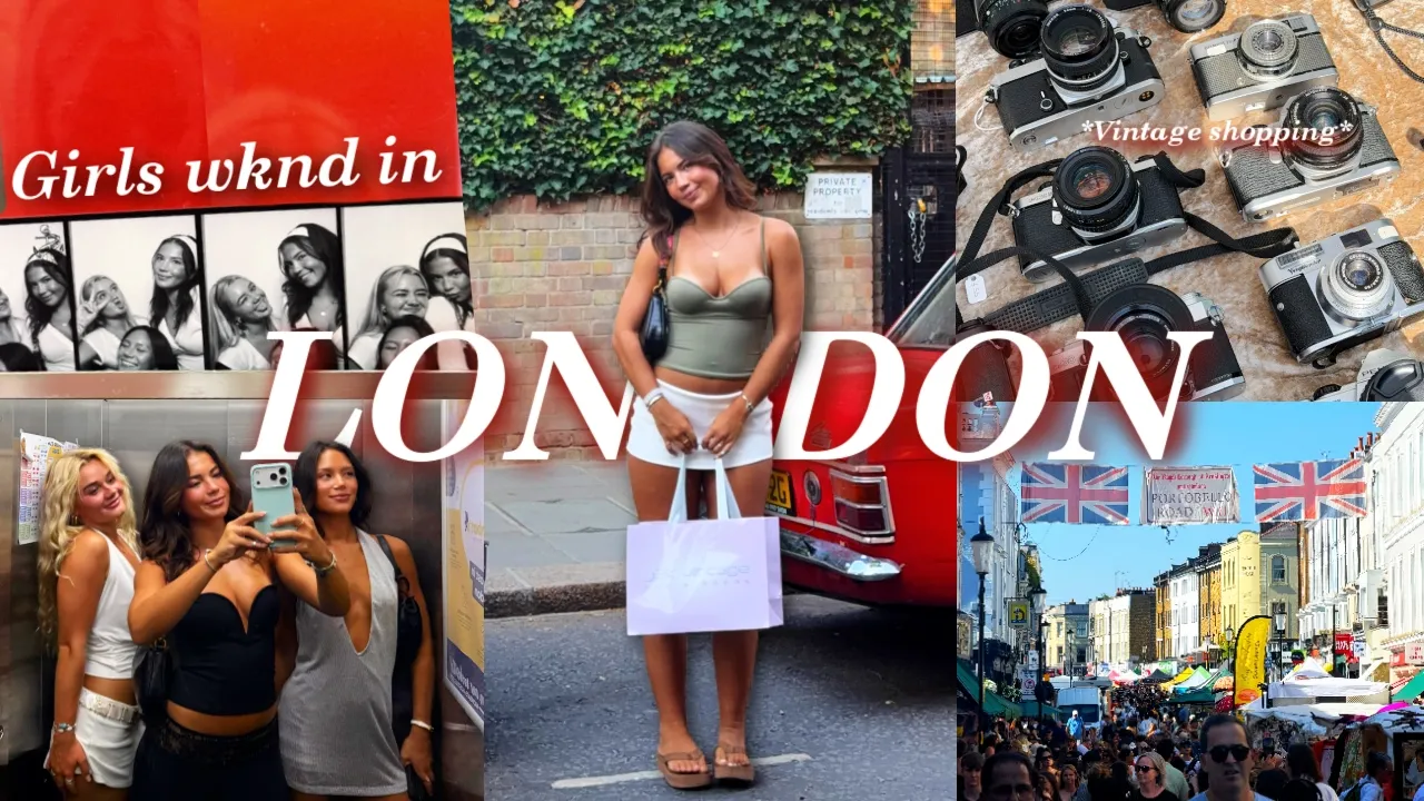 GIRLS WKND IN LONDON *Last stop* || Vintage shopping, girls night out, broadway show, + more!