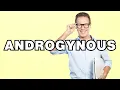 Androgynous - definition What does Androgynous mean Phrase explained