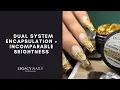 The new Platinum Glitter Saturation Gel - This golden shade is simply spectacular LEGACY NAILS