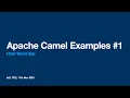 Apache Camel Hello World Example