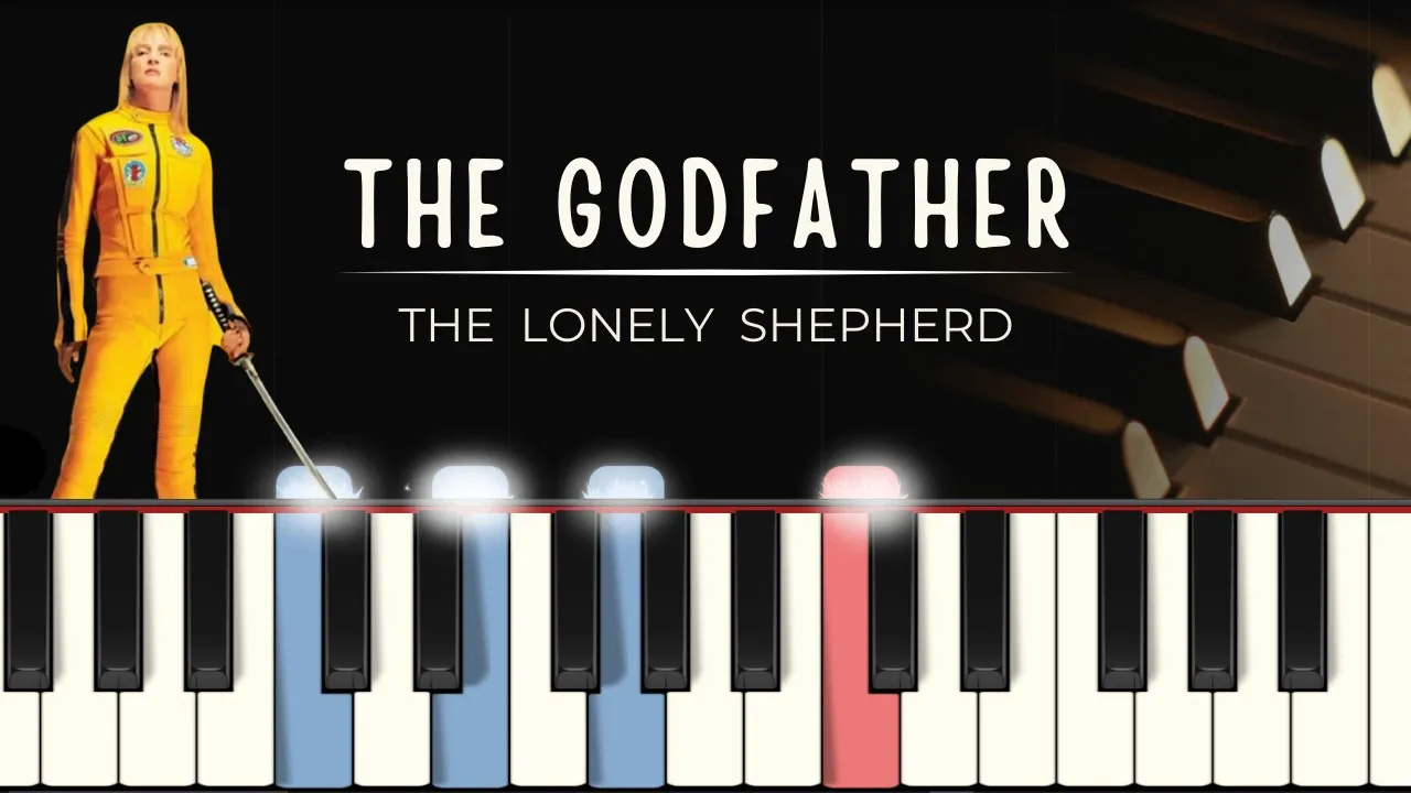 Kill Bill: The Lonely Shepherd (MIDI + synthesia tutorial + piano sheets)