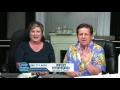 Chair mishap on live television Gem Shopping Network