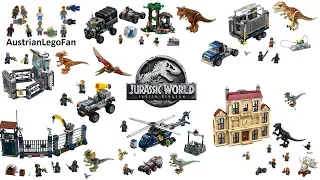 All Lego Jurassic World : Fallen Kingdom Sets 2018 - Lego Speed Build Review