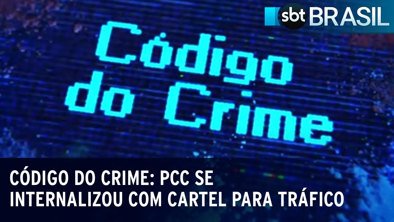 Código do Crime: PCC se internalizou com cartel para tráfico | SBT Brasil (23/08/23)