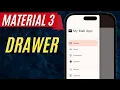 Flutter Navigation Drawer with Material 3 in 2025