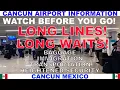 CANCUN MEXICO AIRPORT ARRIVALS INFORMATION - IMMIGRATION