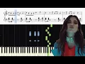 Download Lagu Dua Lipa - New Rules - Piano Tutorial + SHEETS