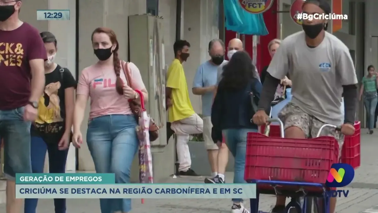 Giro de Notícias: Criciúma é destaque na região na geração de empregos