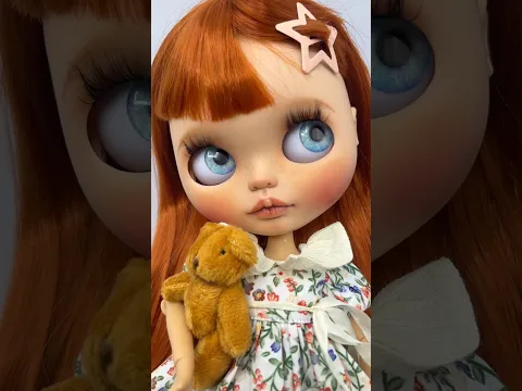 Muñeca Robin antes y después!😍 #doll #cute #cutebaby #muñecas #blythe #shorts #short