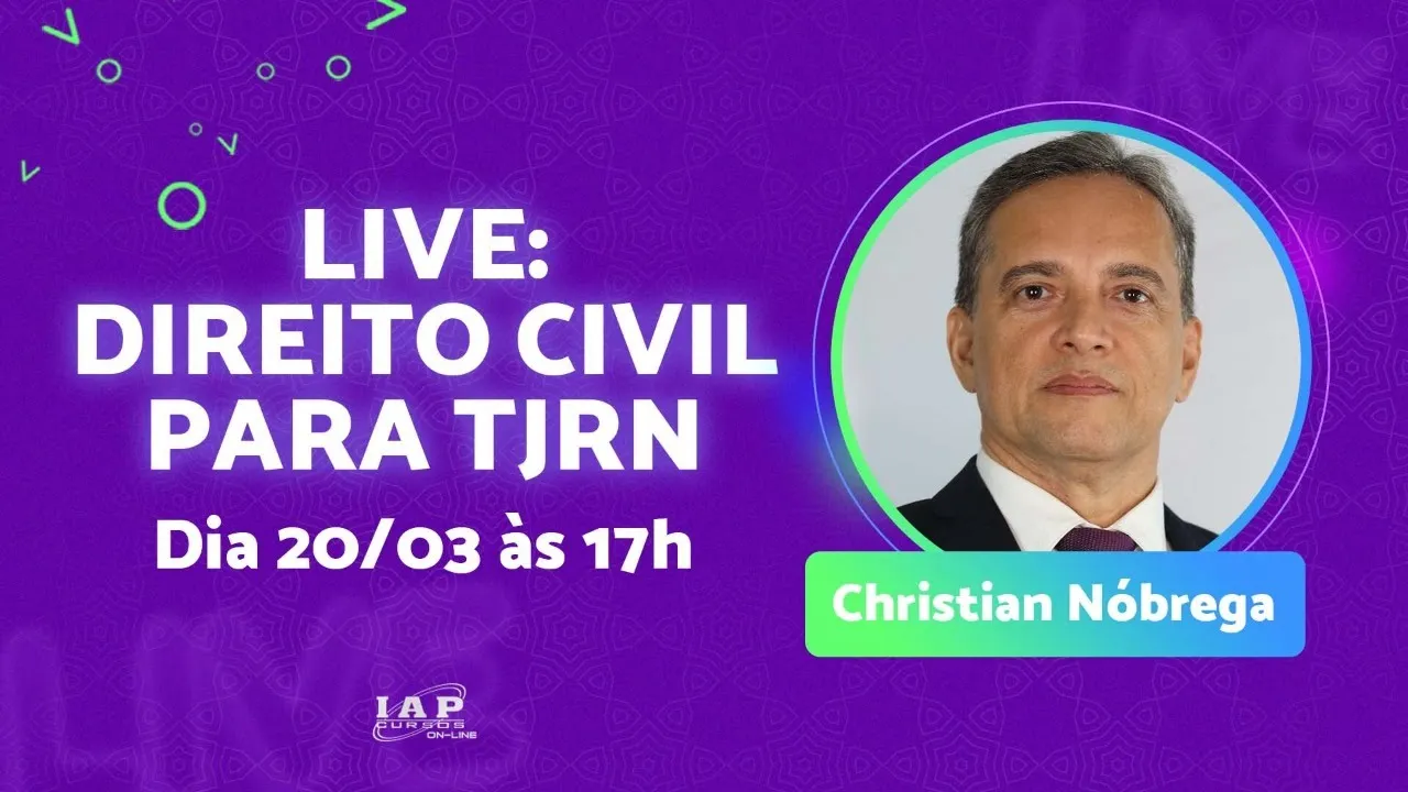 DIREITO CIVIL PARA O TJRN – CHRISTIAN NÓBREGA
