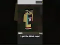 I got the tiktok cape! #minecraft