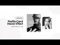 Profile Card Hover Effect With HTML CSS Tutorial