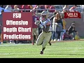 Predictions for the Offensive Depth Chart - Who will be WR1 and RB1 Noles QC