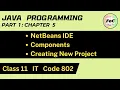 Class 11 Java Introduction Part 1 Chapter 3 Information Technology IT Code 802 FOC Classes