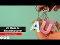 Lagu Zelf Sleutelhangers Maken | Epoxy Giethars | Resin Art | Letters