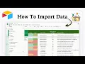 How to import data into Airtable Quick Data Upload