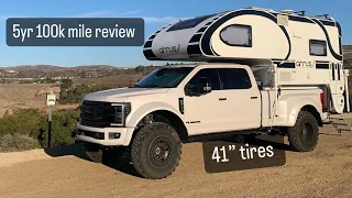 ford f450 superduty 5yr 100k miles with 41 super single conversion