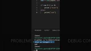 how to find even or odd number in python python for beginners