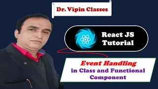 React Tutorial React Event Handling Event Handling in React Dr Vipin Classes