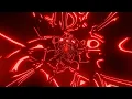 VJ LOOP NEON Glowing Red Tunnel Abstract Background Video Simple Lines Pattern 4k Screensaver