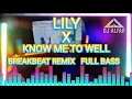 Download Lagu LILY X KNOW ME TO WELL DJ BREAKBEAT REMIX FULL BASS