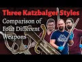 Lagu Katzbalger Styles – Comparison of Three Different Swords and a Dagger