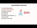 Java 8 New Features Functional Interfaces