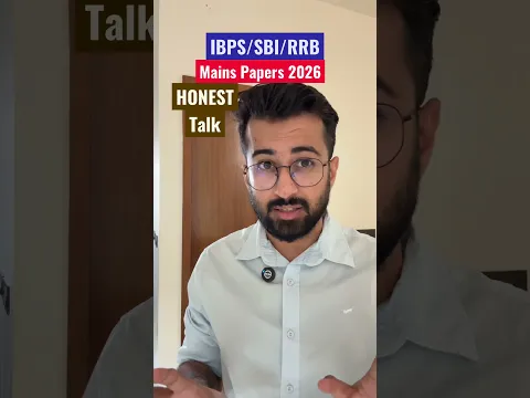 ⬇️⬇️👇🏻IBPS SBI RRB MAINS PAPER STRATEGY | NO ONE TALKS ABOUT THIS.