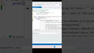 Check If a String Is a Palindrome - Python Tutorial