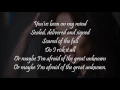 Download Lagu The Great Unknown - Sarah Geronimo ft. Hale (Lyrics)