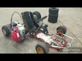Honda Race Go Kart - Off Road Set Up Part 1