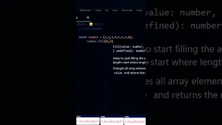 How to use Array fill Method in Java Script in Hindi