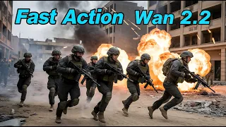 Fast Motion Wan 2 2 Node ComfyUI GGUF Free Opensource Workflow Actions Now Like Kling Or Hailuoai 