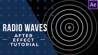 After Effect Tutorial - Radio Waves
