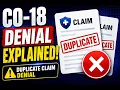 CO-18 Denial Explained Duplicate Claim Denial in Medical Billing