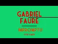 Gabriel Faure - Impromptu No. 6 for Harp, Op. 86 (1904) [Score-Video]