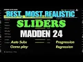 Madden 24 Gameplay Sliders Progression Regression Sliders Auto Subs