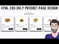 Responsive Product Cards using HTML CSS only