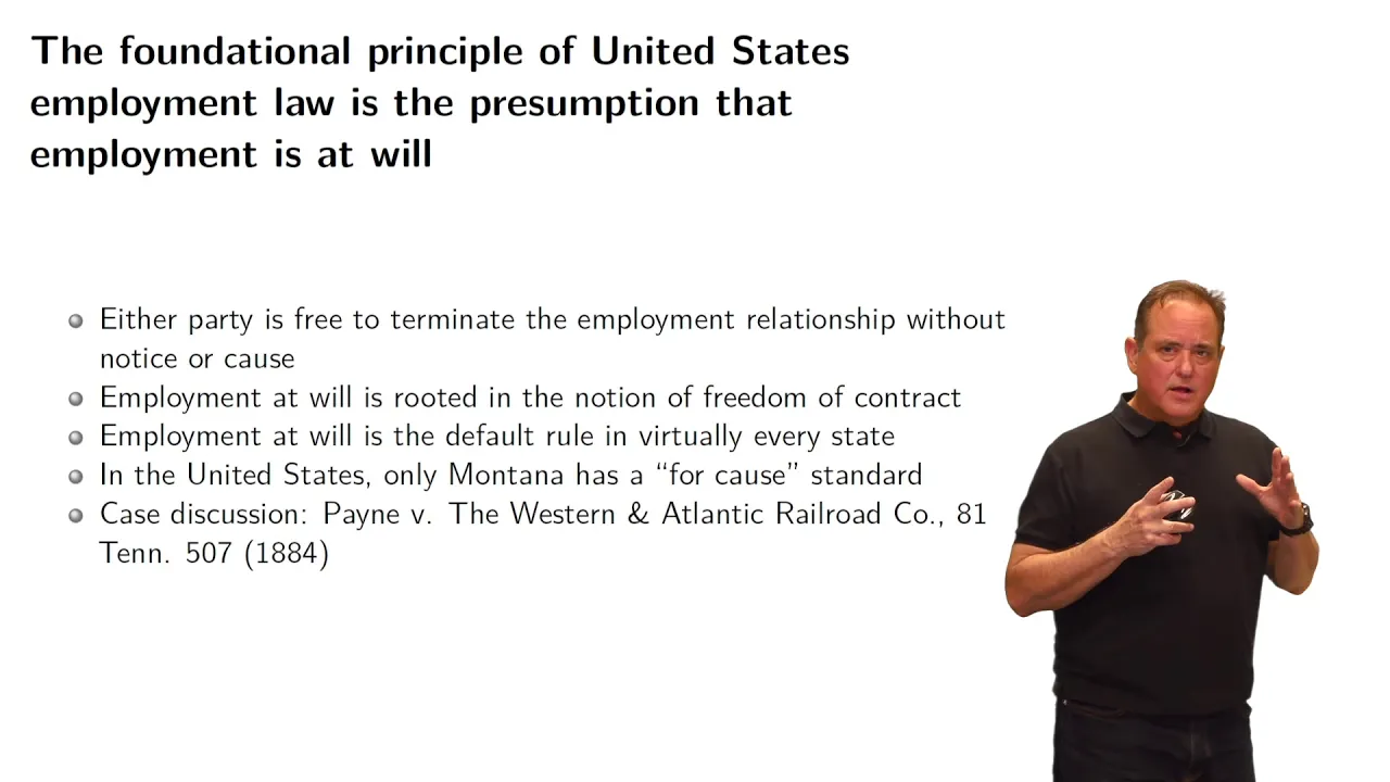 Employment Law Module 1 2 Defining the Employment Relationship Part 2 11 min