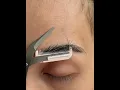 Eyebrow trimming for beginners trimming knife and eyebrow scissors