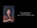 Dorothy Haley Memorial Service