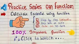 Calculate Factorial Using Functions in C C Programming Tutorial Code Hacker