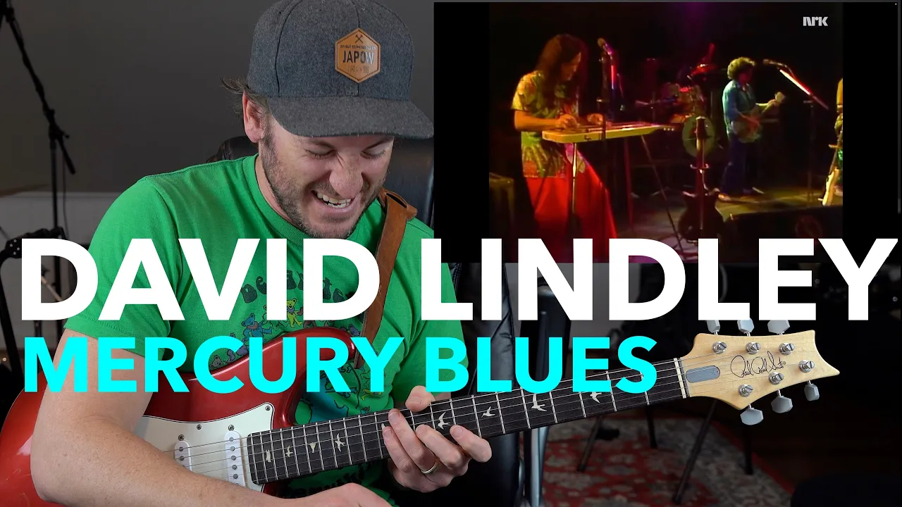 Guitar Teacher REACTS: DAVID LINDLEY "Mercury Blues" | LIVE 1981