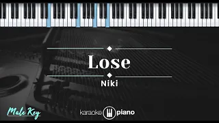 Download Lose - Niki (KARAOKE PIANO - MALE KEY) MP3